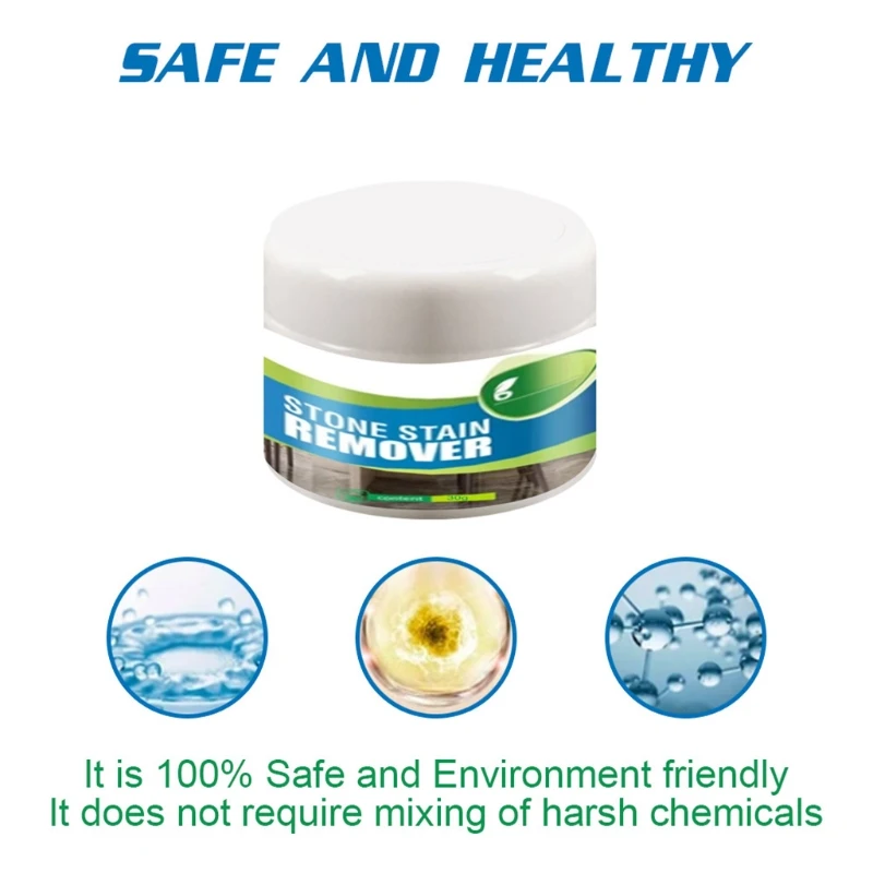 

30g 100% Biodegradable Eco-friendly Deep Cleaning Agent Stone Stain Odor Remover for Dining Room Kitchen Floor
