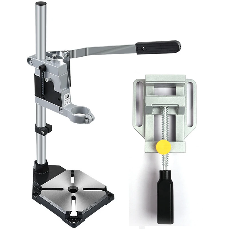 Electric Bench Drill Stand Single-Head Base Frame Drill Holder Power Grinder Accessories For Woodwork Rotary Tool 2 Sets