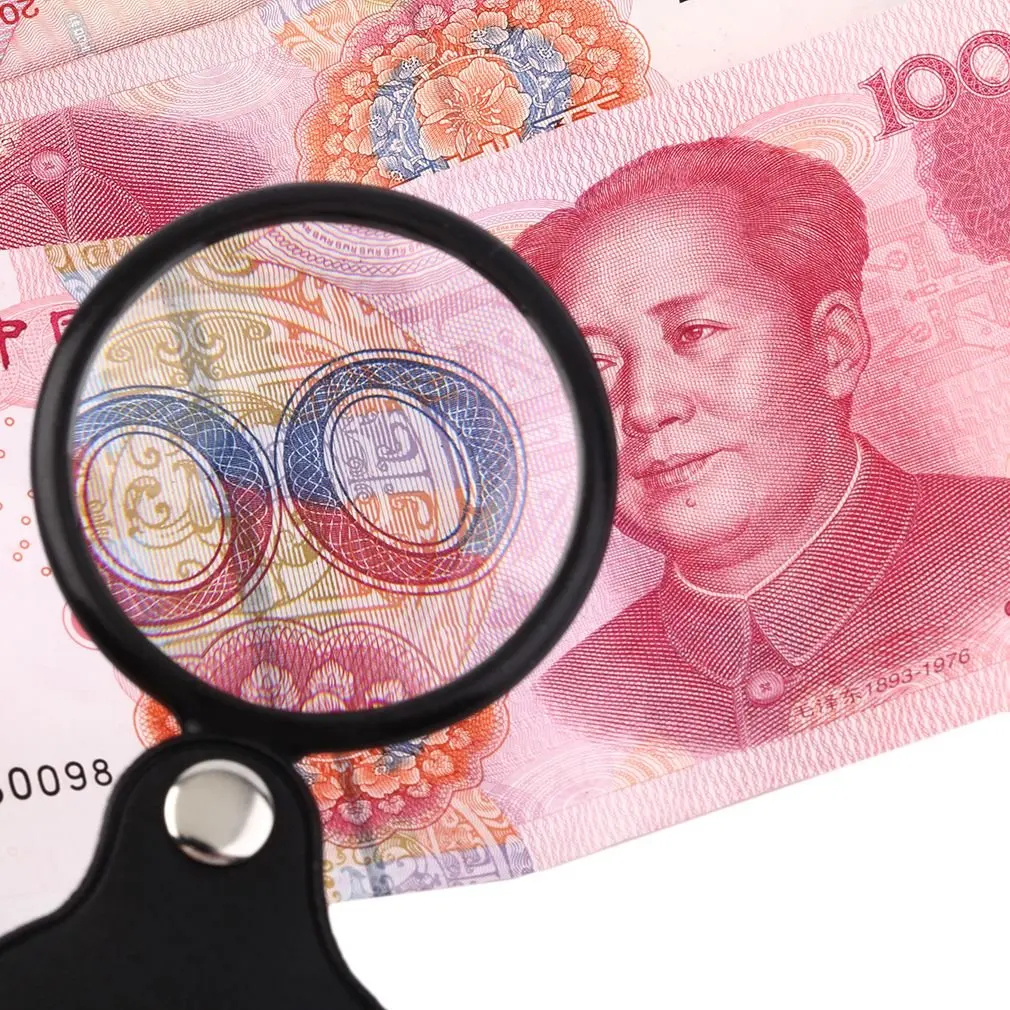 Горячая продажа мини карманный 5X 45 мм складной ювелирный Лупа увеличительное