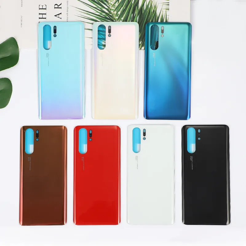 Корпус P30Pro для Huawei P30 Pro Стеклянная Крышка батарейного отсека Ремонт Замена