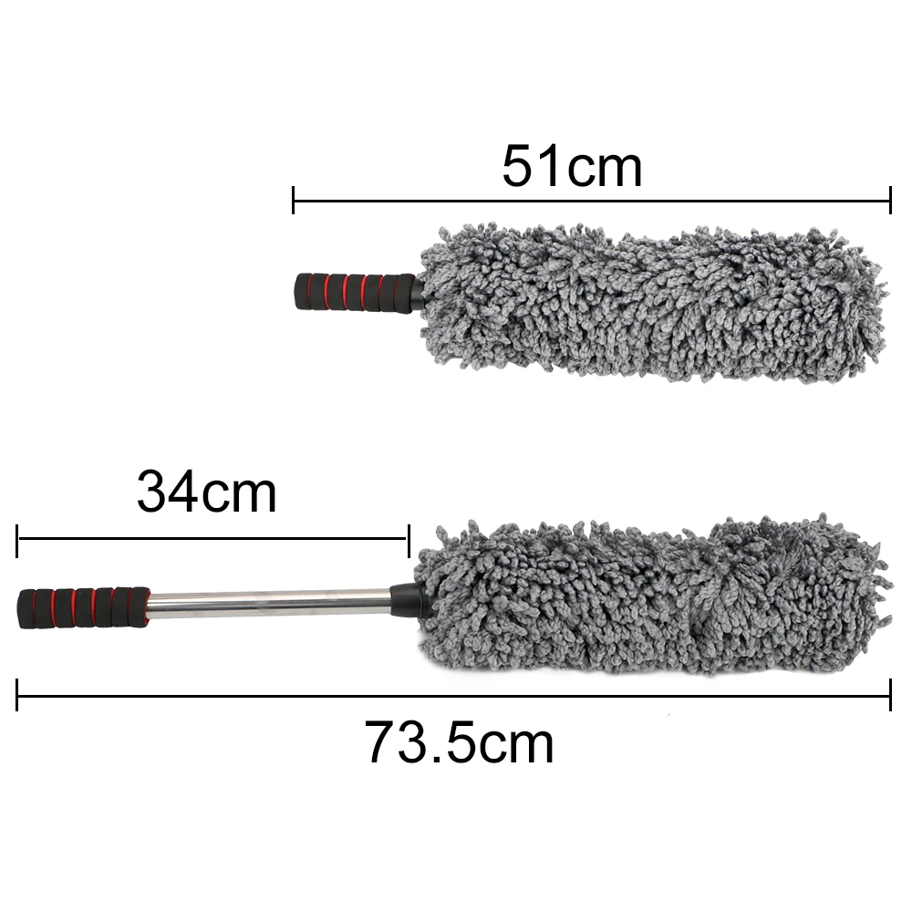 

LEEPEE Washing Tool Care Soft Microfiber Cleaner Auto Dirt Polishing Adjustable Auto Wash Vehicle Dust Clean Car Duster Brush
