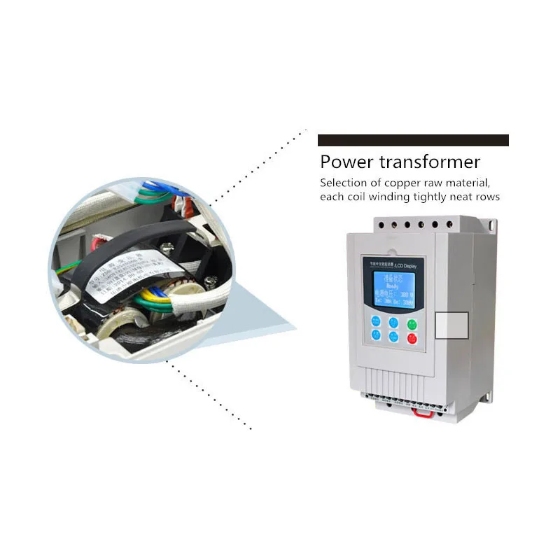 Фото SHUYI 30 KW soft starter for smart motor inverter Motor Protectors SHUYI 30 KW soft starter for smart motor inverter Motor Protectors