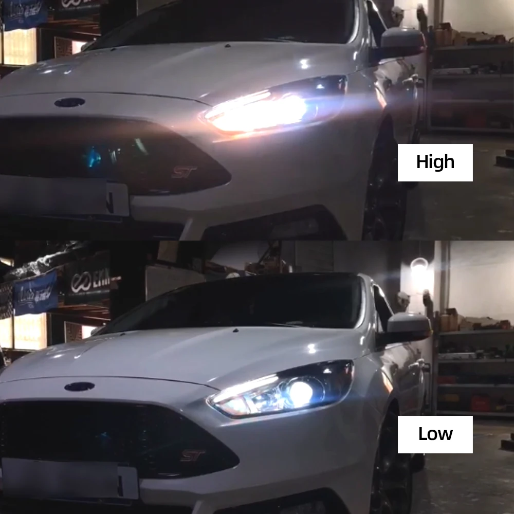 CSCSNL 1 пара фар в сборе для Ford Focus 4 2015 2016 2017 2018 задний фонарь/ST дизайн светодиодный DRL