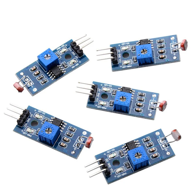 

10pcs/lot Photoresistor Modules Digital Light Intensity Detection Photosensitive Sensor Module for Arduino UNO