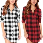 Винтажная клетчатая рубашка, женские блузки, Новая женская блузка, Вельветовая рубашка средней длины, Повседневная клетчатая рубашка, красная одежда