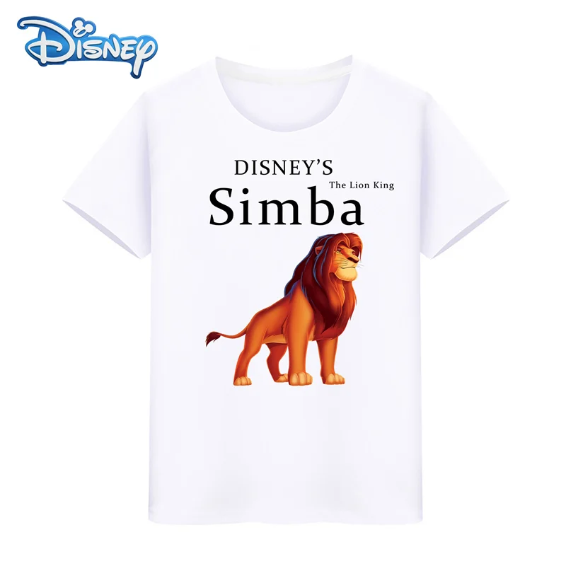 

Disney 2021 The Lion King Simba T-shirt with short sleeves Oversized Vintage Harajuku Y2K Shirt cartoon printed T-shirt