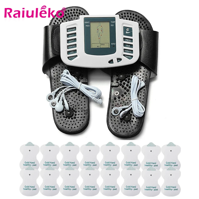 

10 Level Electrical EMS Relieve Pain Muscle Stimulator Pulse Tens Acupuncture Therapy Machine Body Relax Muscle Therapy Massager