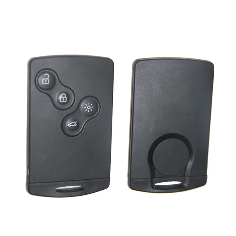 Ключ для смарт карты pcf7952 4 кнопки без ключа с чипом Renault Koleos Scenic Laguna key|buttons buttons|button