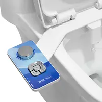 Bidet Attachment For Toilet Dual Nozzles Bidet Adjustable Water Pressure Non-Electric Ass Sprayer
