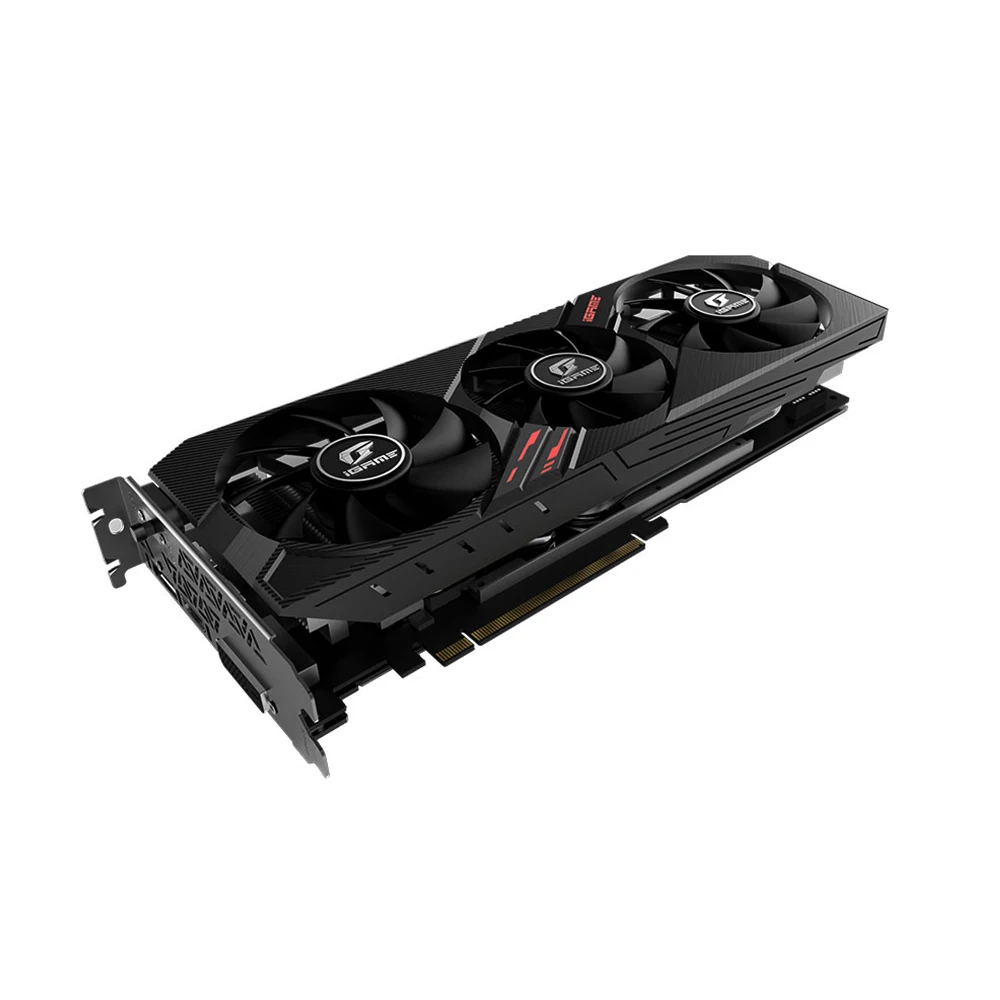 Красочная графическая карта iGame GeForce GTX 1660 Ultra 6G GDDR5 разгон с одной клавишей многорежимный RGB