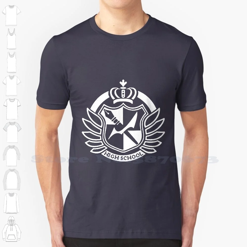 

Hope'S Academy Black White Tshirt For Men Women Dangan Ronpa Hopes Hope Academy High School Highschool Super Level