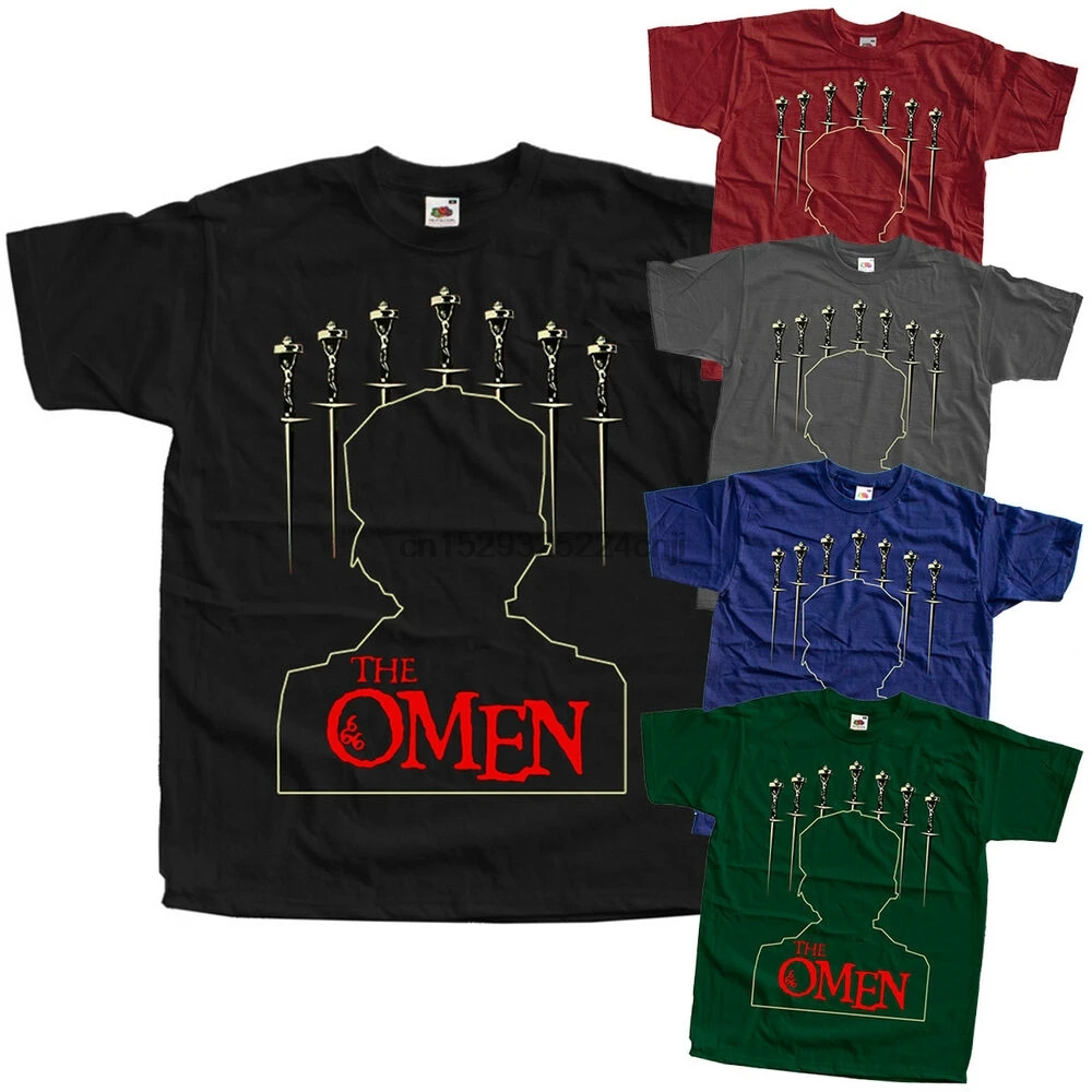 The Omen V6 R. постер с мотивом фильма 1976 футболка (BLACKNAVY) все размеры - купить по