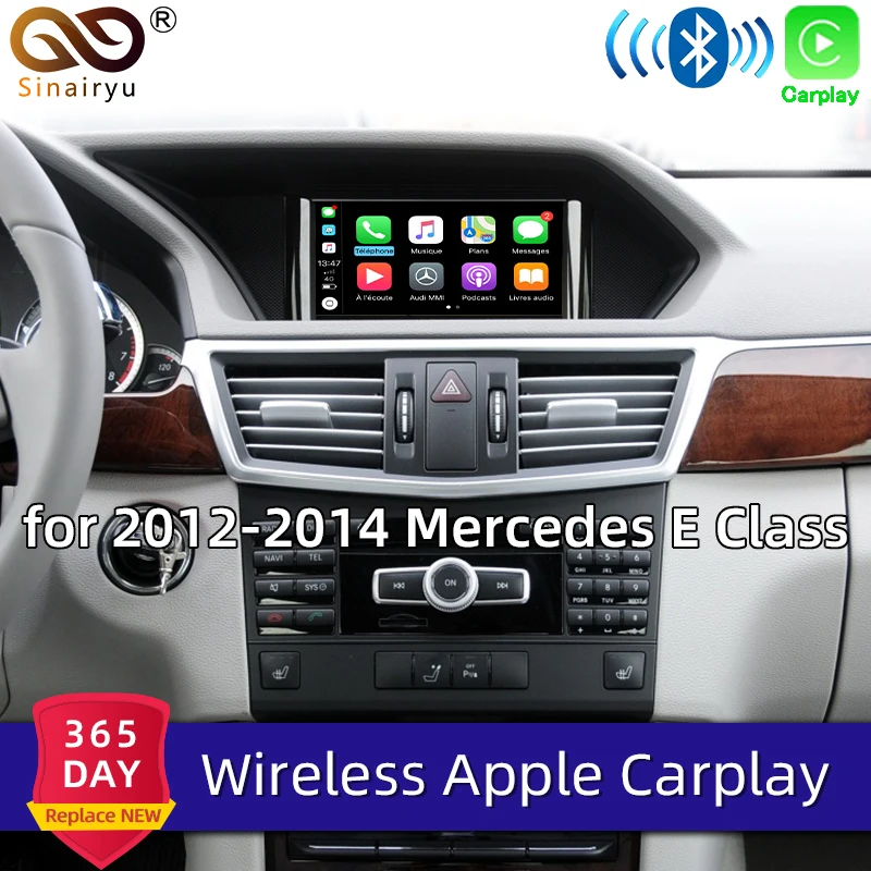 Sinairyu беспроводная Apple Carplay для Mercedes E Class C207 2011-2014 NTG4.5/NTG4.7 Модифицированная