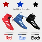 Новинка 2021 боксерская обувь для борьбы для мужчин, бойцовская обувь для тяжелой атлетики, детские красные удобные тренировочные ботинки для кикбоксинга для женщин и мужчин