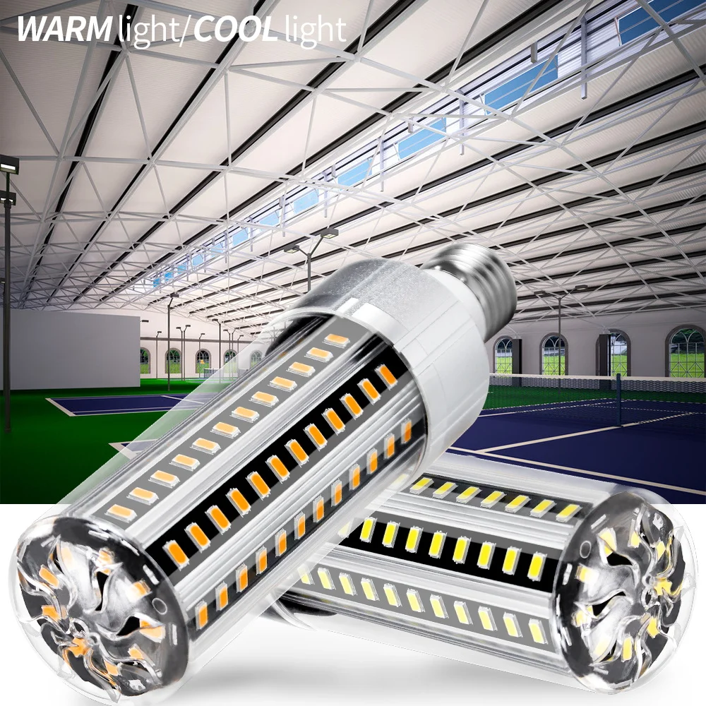 

LED Fan Corn Light E27 Spotlight E26 Lamp 220V LED Bulb 25W 35W 50W Chandelier Bulb Industrial Lamp Warehouse Workshop Lighting