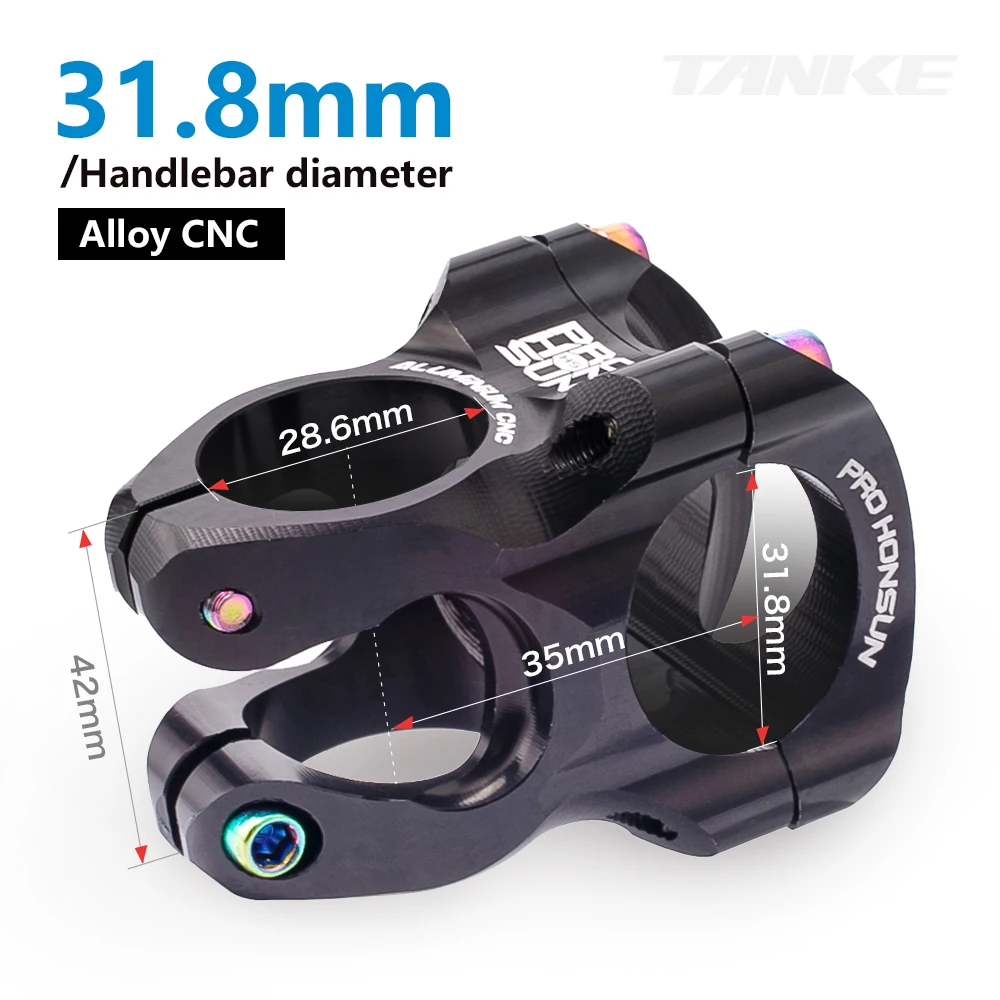 Кронштейн стержня 35 мм для горного велосипеда 31 8 28 6 - Цена: 1700.35