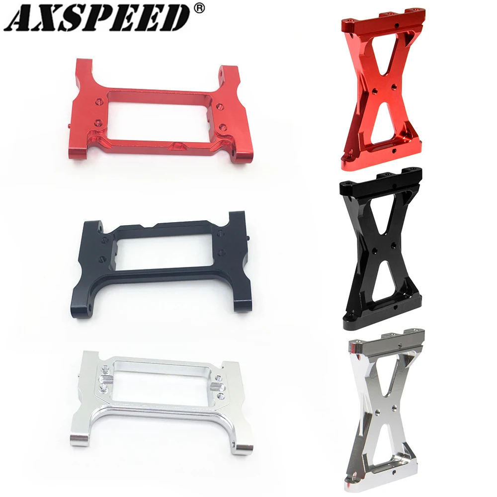 

AXSPEED TRX4 Aluminum Front Rear Chassis Brace Crossmember Beam Mounts for 1/10 Traxxas TRX-4 RC Crawler Car Upgrade Parts