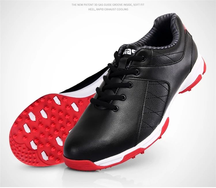 PGM обувь для гольфа мужские s шипы противоскользящие дышащие кроссовки водонепроницаемые мужские тренировочные туфли большие размеры