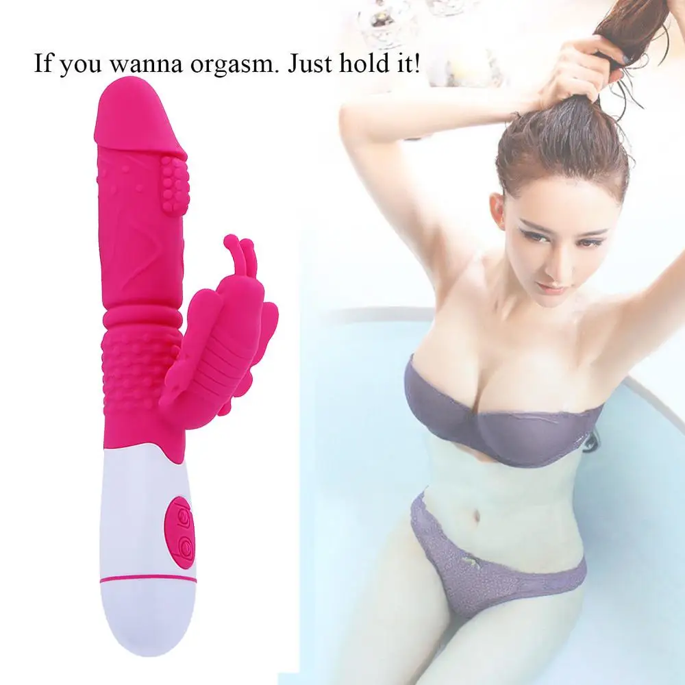 Вибратор Водонепроницаемая секс игрушка двойной стержень мастурбация G Spot