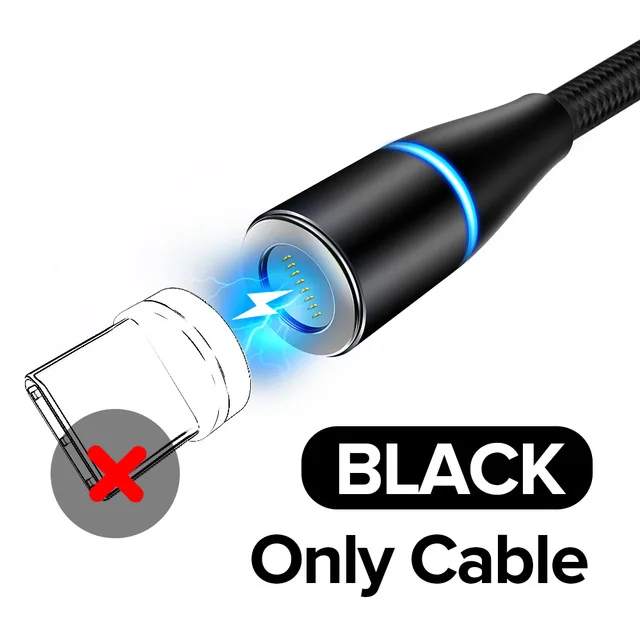 Only Cable GETIHU 5A Магнитный USB кабель для зарядного устройства type-C для huawei P30 P20 Pro mate 20 10 Honor 20 Магнитный type-C шнур для быстрой зарядки телефона - Цвет: Only Cable