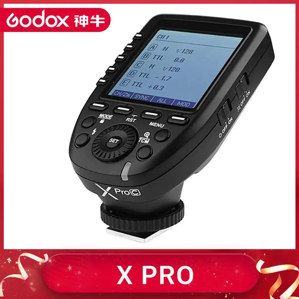 Godox Xpro серии вспышки триггера передатчик Xpro-C/N/S/F/O для всех типов камеры Canon Nikon sony