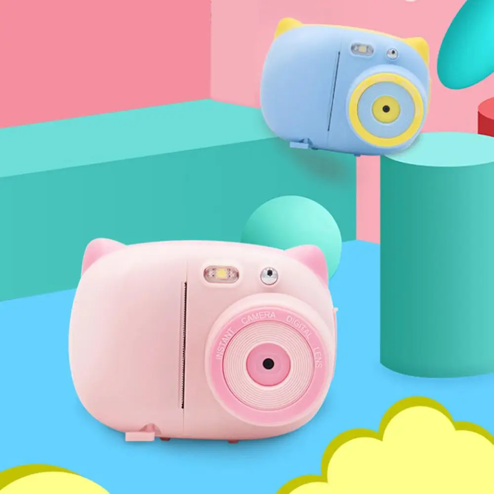 1080P мультфильм дети камера фото мгновенная печать 15MP WiFi цифровая Дети видео