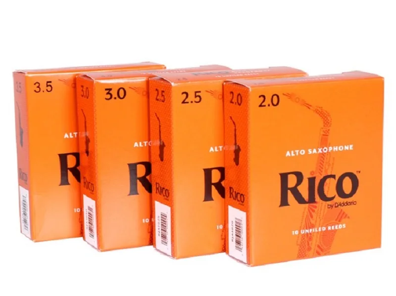 

Rico by D'Addario Alto Sax Saxophone Reeds, Strength 2.0/2.5/3.0/3.5, 10-pack or 1-Pack, Buy 3 or more, Get Upgraded Vacuum-Seal