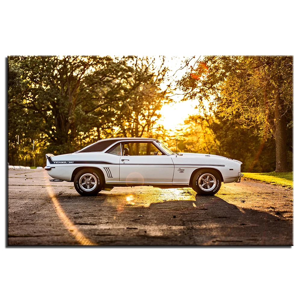 1969 Chevrolet постер с Camaro печати для домашнего декора стены художественная