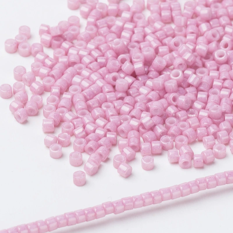 miyuki-DB210 Тайдиан Miyuki Delica Seed Bead 11/0 для Broderie De Perles Francaises непрозрачный белый DB200 1,6x1,3 мм около 1000 штук - Цвет: miyuki-DB210