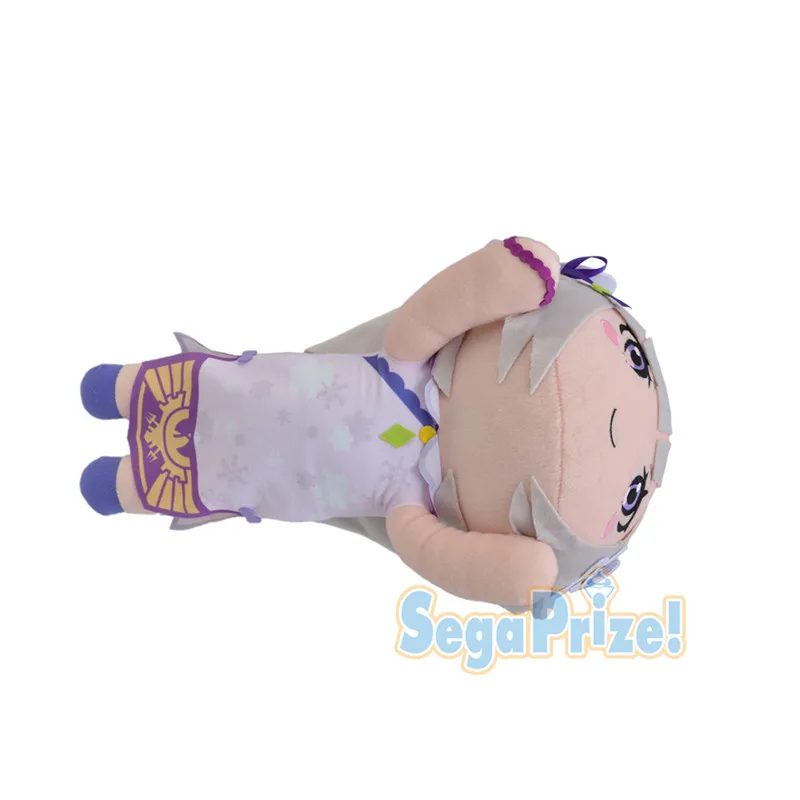 Набивной плюш Re Zero Start Life in other World: Emilia Mega Jumbo Nesoberi 15 7 дюйма | Игрушки и хобби