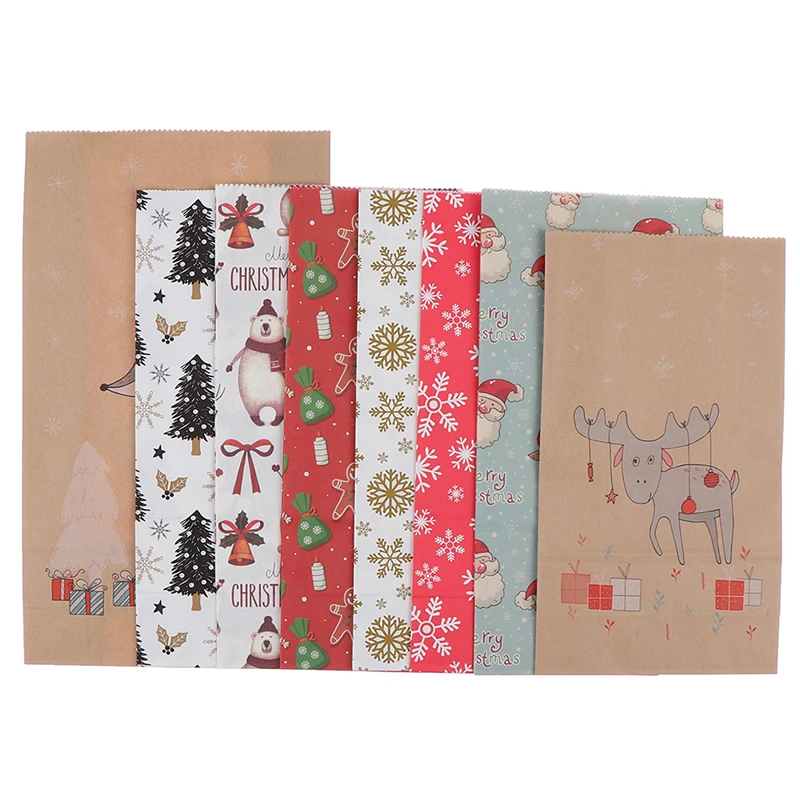 

Christmas Advent Calendar DIY Countdown 24 Kraft Paper Bags With DIY Stickers