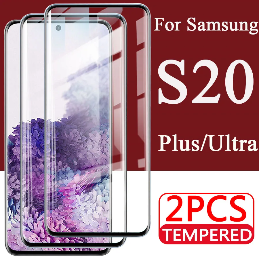 Закаленное стекло для Samsung Galaxy s20plus s20ultra s20 2 шт. ультрапротектор экрана s 20 plus Plus