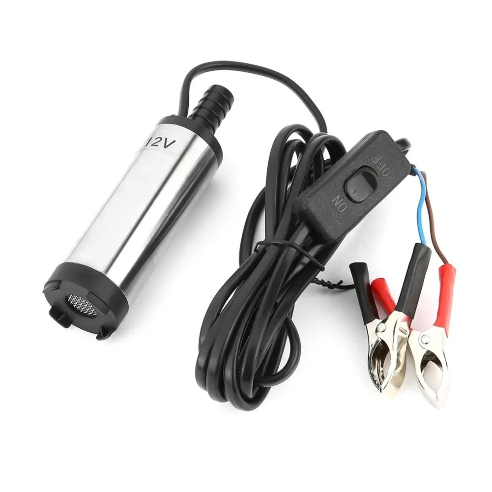 

Oil Pump DC 12V Motor 38mm Electric Fuel Transfer Pump Water Oil Transfer Refueling Plumbing Tools For Car Anti Corrosion