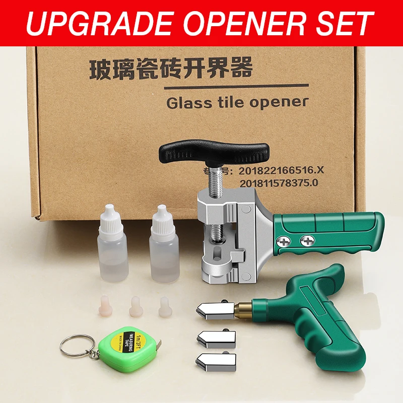 

DTBD Handheld Glass Cutter Multifunctional High-Strength Household Diamond Knife Wheel Tile Cutter Hand Tool Set