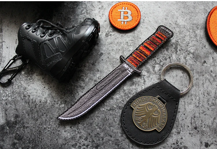 KA-BAR 3D вышивка патч Волшебная наклейка креативный Morale Chapter нож значок железные стикеры на DIY для одежды заплатки на рюкзак