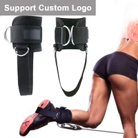 cable machine ankle straps fitness cuffs for men women neoprene padded 4 d ring ankle support protectier gym workouts leg weight