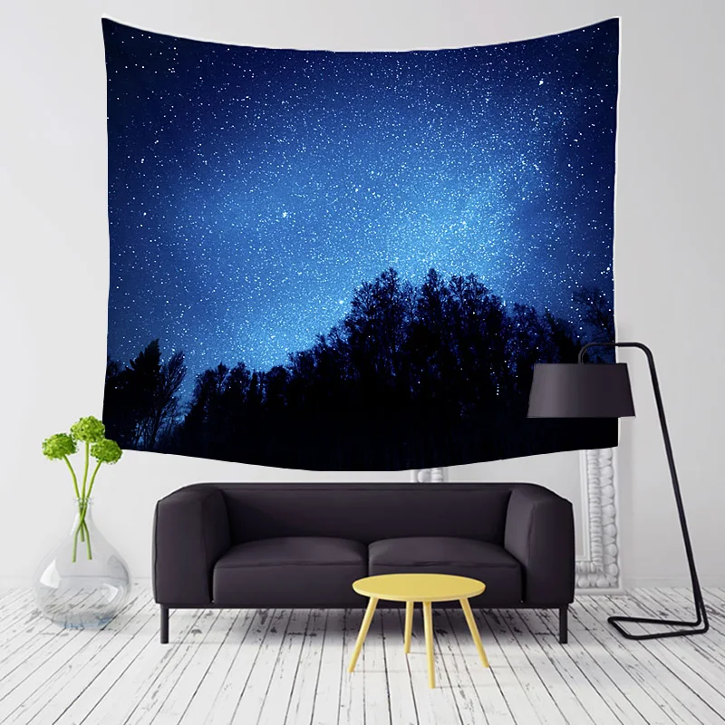 2021 Новый Блестящий Прочный Настенный подвесной красивый лес звездное небо