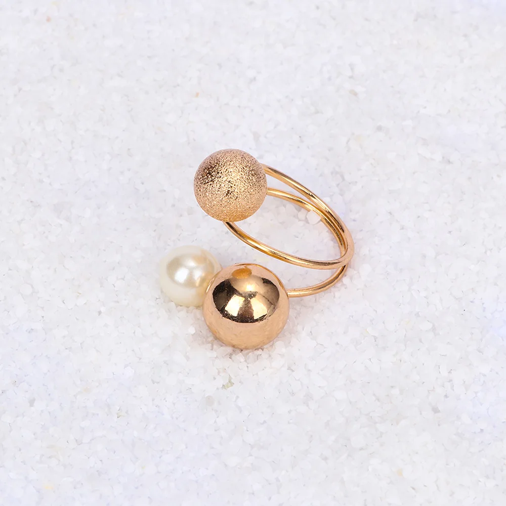 1 шт. модное большое ювелирное изделие кольца на палец с большими металлическими