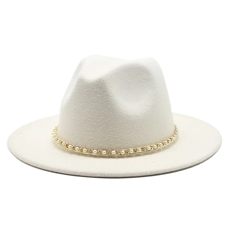 

Модная фетровая шляпа с широкими полями для мужчин и женщин, бахрома желтого, белого, розового цветов, для официальвечерние, джазовая