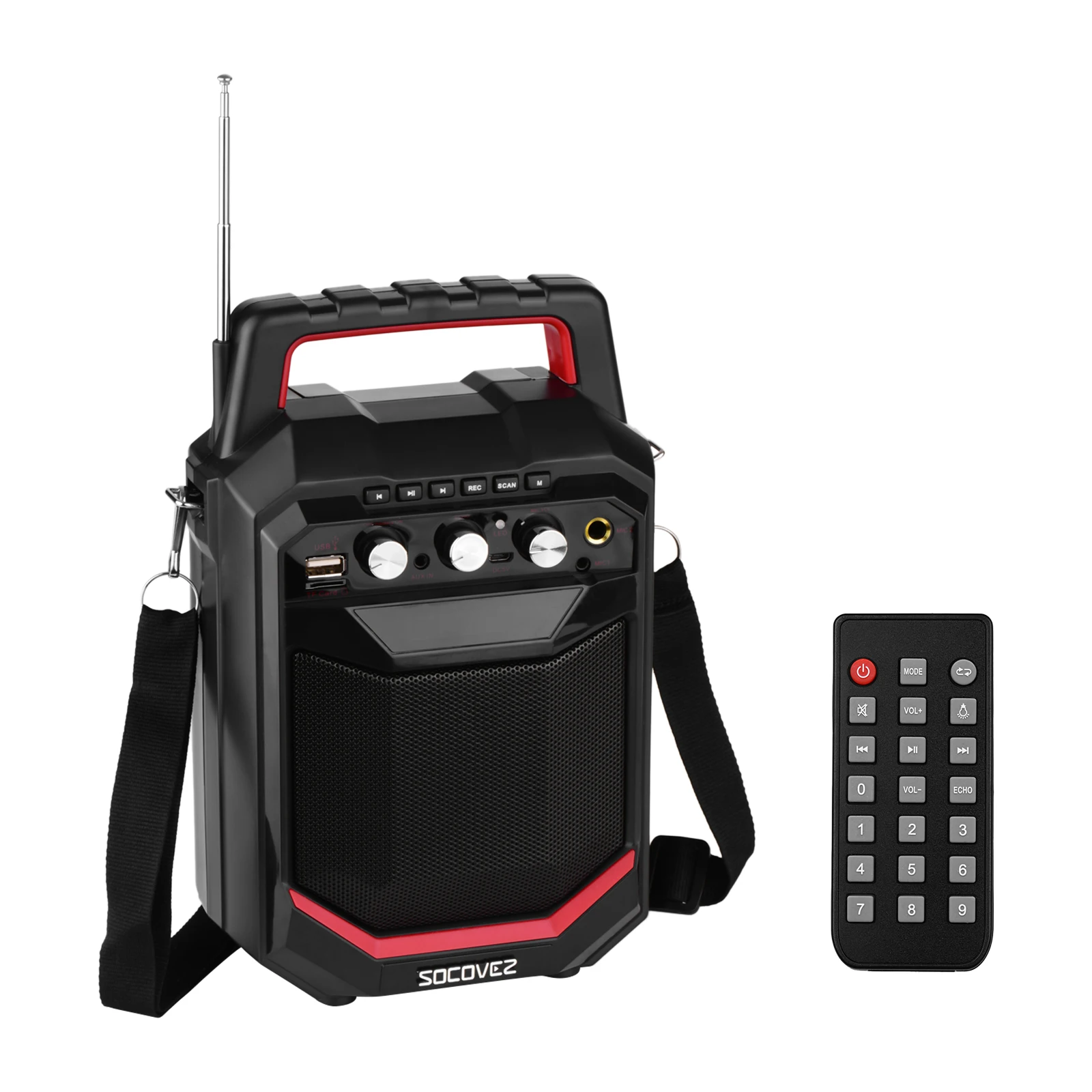 Беспроводной музыкальный динамик BT 20 Вт светодиодный экран с функцией FM радио