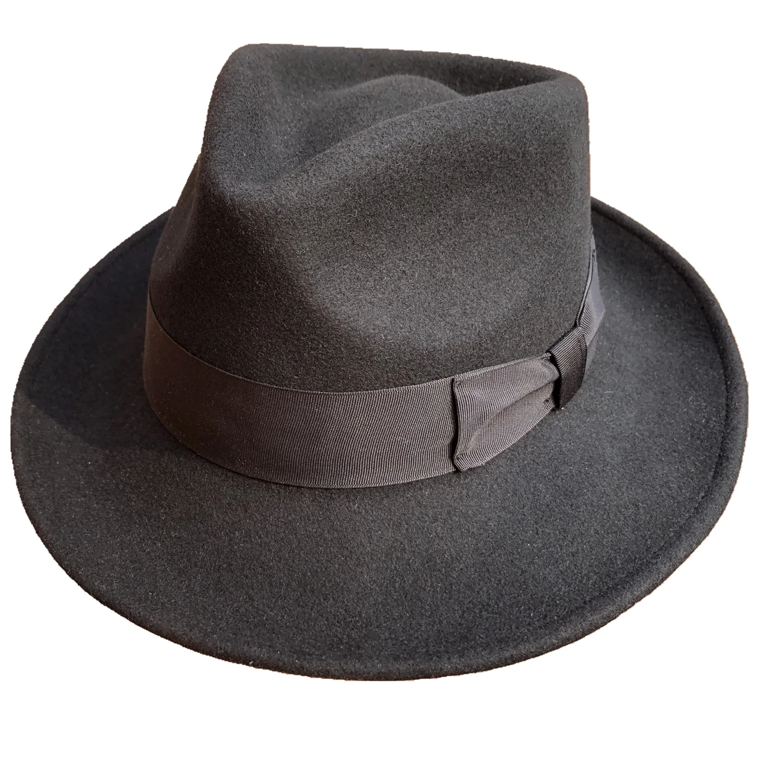 Yün keçe Crushable Packable fötr şapkalar erkekler kadınlar için siyah deve kırmızı renk