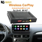 Беспроводная Автомобильная зеркальная камера заднего вида Apple CarPlay для Audi A6 A7 2012-2015