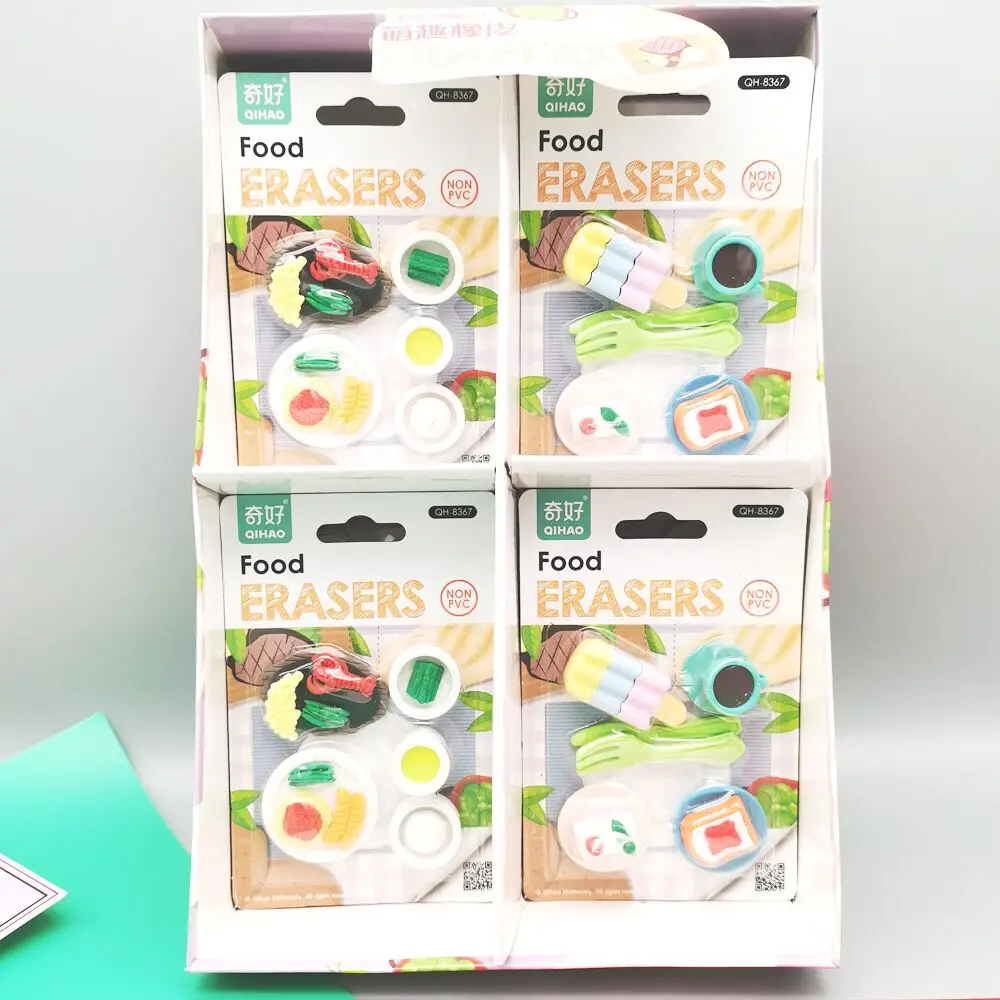 Изысканная еда резиновая мультяшная Милая Съемная сборная игрушка|Воздушные