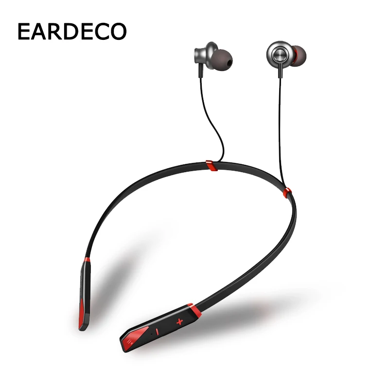 Беспроводные наушники EARDECO с большим аккумулятором, спортивные стерео наушники с Bluetooth, наушники с микрофоном, наушники с басами, наушники, гарнитура