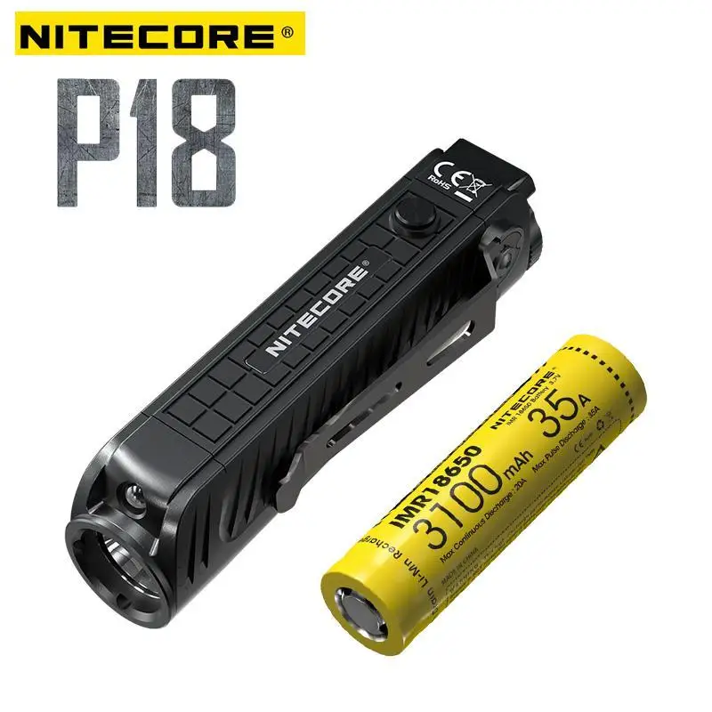 Nitecore P18 Unibody под давлением чехол футуристический CREE XHP35 HD светодиодный 1800 люмен с