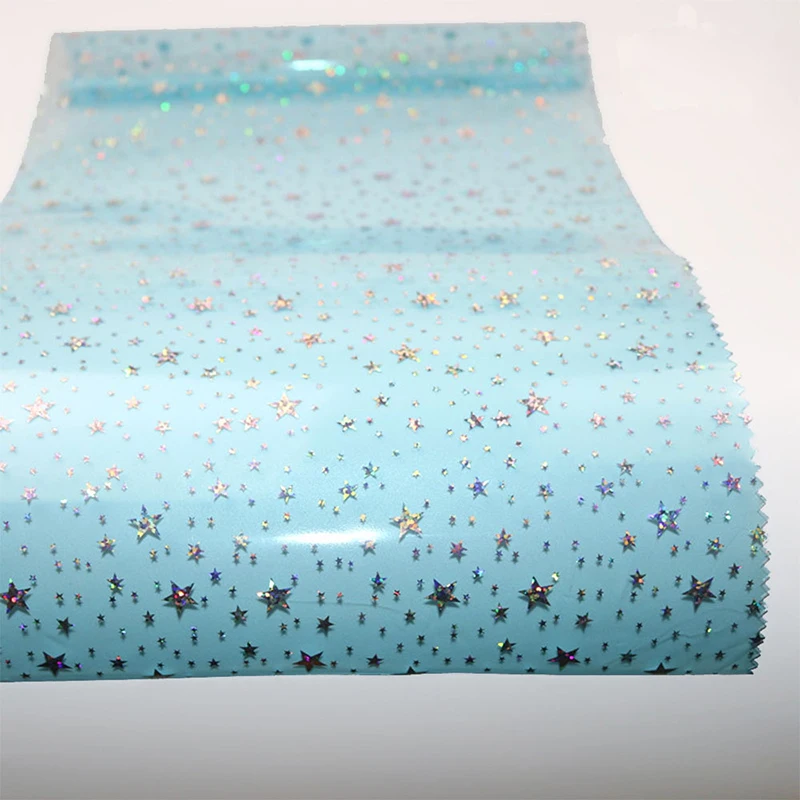 1 шт. 20*30 см Серебряная Звезда блестки конфетный цвет пластиковая пленка Ручная