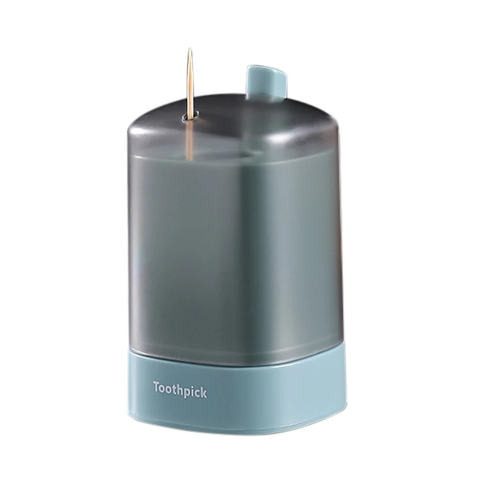 

Pops-up Toothpick Holder Quick Sign-out One-button Press Push-on Toothpick Box Bottom Anti-skid Block