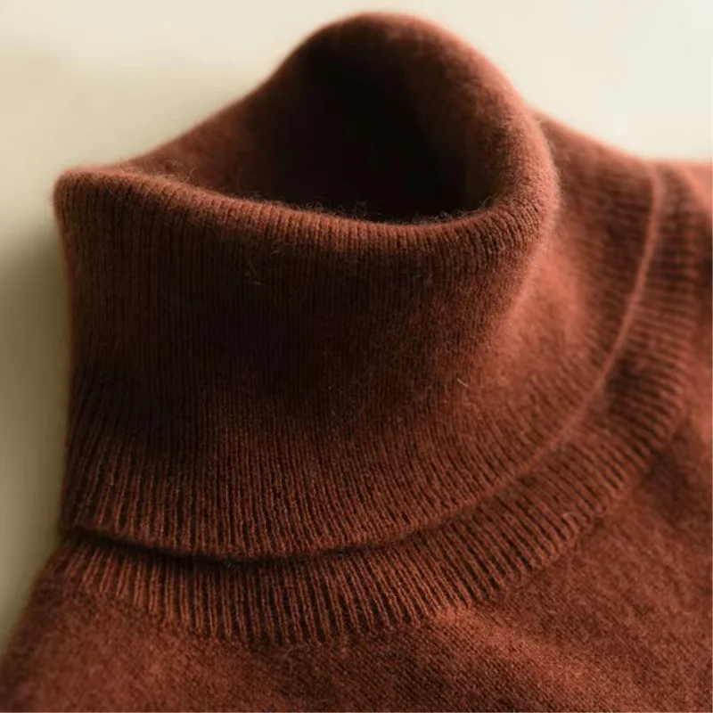 

Кашемировый свитер для мужчин и женщин, чистый кашемировый пуловер, 100% чистый кашемир, свитер с высоким воротом, свободный большой пуловер