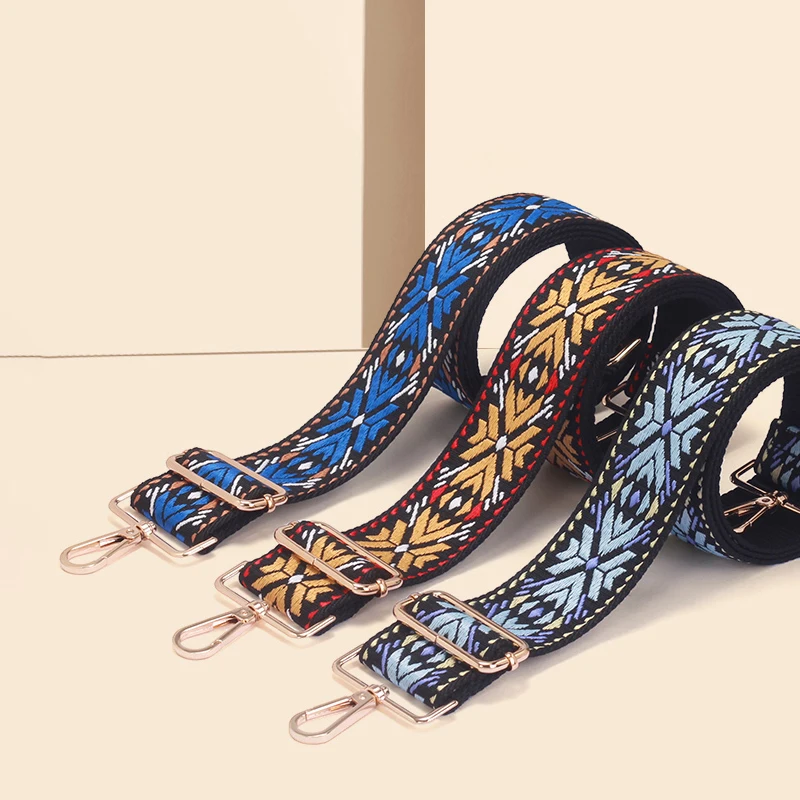 

Ellovado Fashion National Style Panelled Crossbody Adjustable Bags Belt for Women Shoulder Handbag Strap Bags Gift Accessories