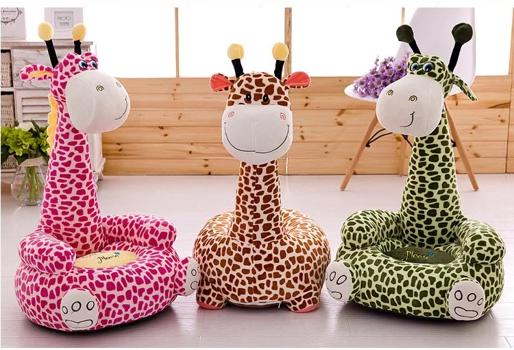 

Мультяшный детский диван игрушка плюшевый жираф стул милые плюшевые игрушки для подарка Большой размер мягкое кресло